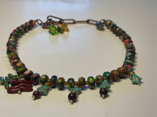 Load image into Gallery viewer, Multicolor Indian Agate Beads Necklace