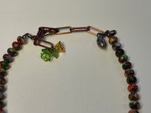 Load image into Gallery viewer, Multicolor Indian Agate Beads Necklace