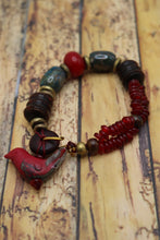 Cargar imagen en el visor de la galería, Red Bird Bracelet