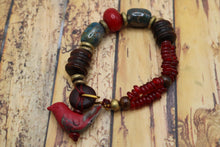 Cargar imagen en el visor de la galería, Red Bird Bracelet