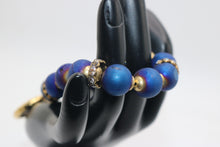 Load image into Gallery viewer, Druzy Blue Bracelet