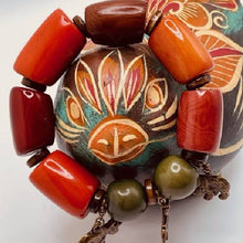 Load image into Gallery viewer, Earth and Fire Tagua Bracelet