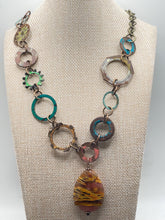 Load image into Gallery viewer, Mookaite on Rustic Chain Necklace
