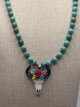 Cargar imagen en el visor de la galería, TurquoiseMagnesite Necklace/Bracelet Set