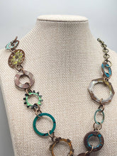 Load image into Gallery viewer, Mookaite on Rustic Chain Necklace