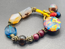 Load image into Gallery viewer, Leather Button Bracelet