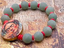 Cargar imagen en el visor de la galería, Ocean Green Frida Khalo Bracelet