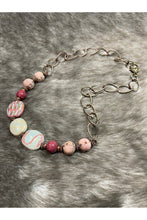 Cargar imagen en el visor de la galería, Strawbery Shortcake Kazuri Necklace