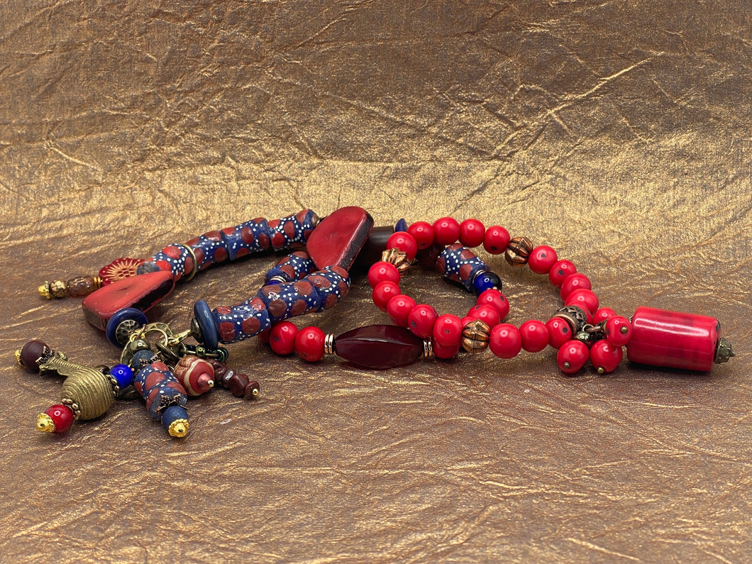 Bohemian Berries Bracelet Set