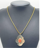 Goldstone Pendant Necklace