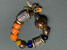 Cargar imagen en el visor de la galería, Krobo Lampwork Chunky Bracelet
