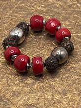 Load image into Gallery viewer, Coral Silver Bracelet
