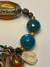 Load image into Gallery viewer, Amber and Jasper Chunky Bracelet
