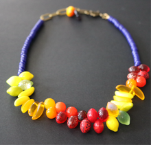 Load image into Gallery viewer, Glass Fruits Necklace
