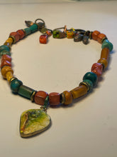 Cargar imagen en el visor de la galería, Nature Colors Polymer Clay Necklace
