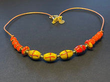 Cargar imagen en el visor de la galería, African Krobo Glass Necklace
