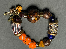 Cargar imagen en el visor de la galería, Krobo Lampwork Chunky Bracelet
