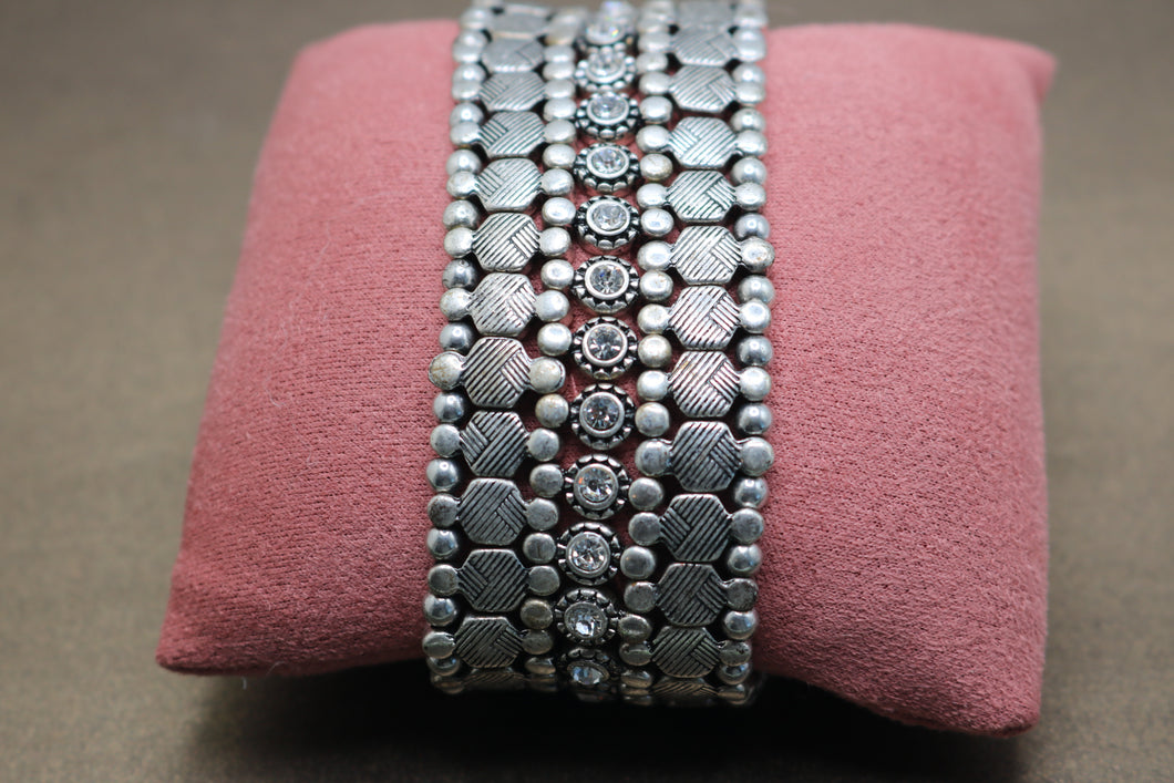Silver Chips Bracelet