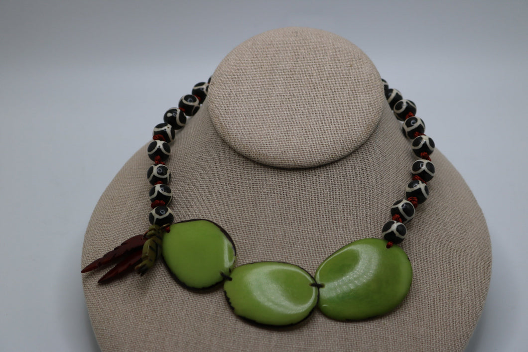 Green Tagua Choker