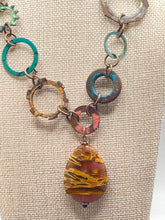 Load image into Gallery viewer, Mookaite on Rustic Chain Necklace
