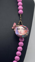 Cargar imagen en el visor de la galería, Pink Gypsy Necklace
