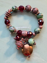 Load image into Gallery viewer, Ruby in Zoisite Stretch Bracelet
