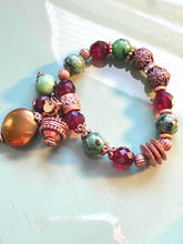 Load image into Gallery viewer, Ruby in Zoisite Stretch Bracelet
