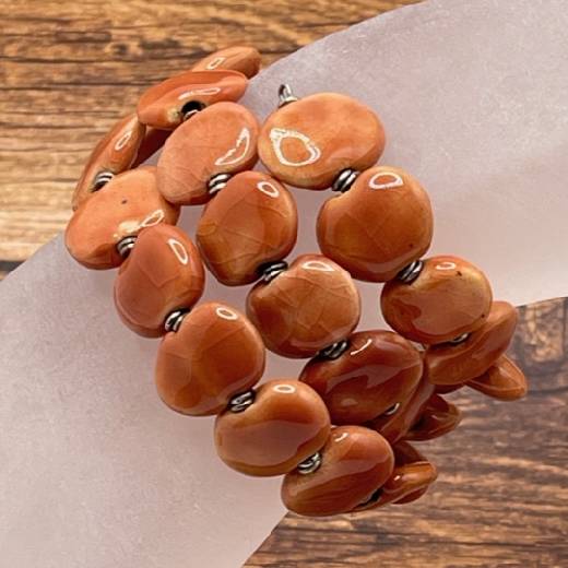 Peaches Kazuri Bracelet
