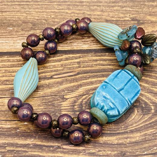 Scarab Protection Bracelet