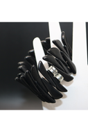 Black Slices Tagua Bracelet