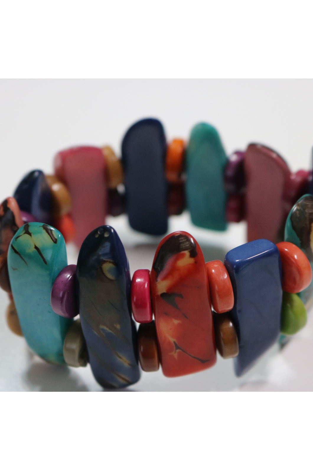 Carnival Feast Tagua Bracelet